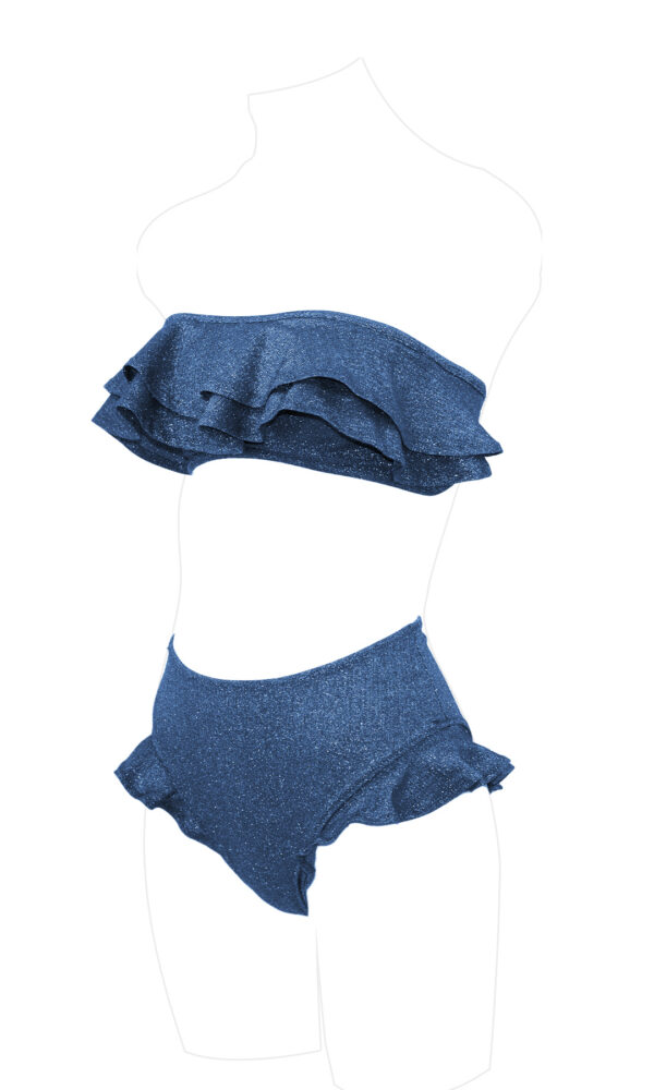 vue 3-4 Bas Kanumera & Haut Matira Lurex