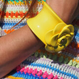 Bracelet Diotis fleur jaune Alvana Swimwear