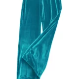 Pantalon femme Saint-Clair en velours azur | Alvana Swimwear